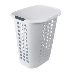 Kunststof wasmand wit 63 liter Ezystorage