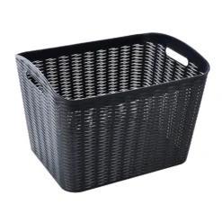 Kunststof zwarte mand 26 liter Ezystorage