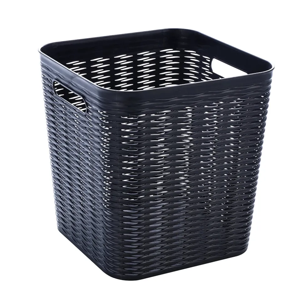 Kunststof zwarte mand 16 liter Ezystorage