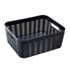 Kunststof zwarte mand 11 liter Ezystorage
