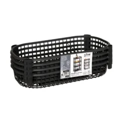 Kunststof zwarte trolley met 4 mandjes Five®