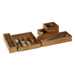 Ladebakjes Acacia hout 7 cm hoog Five®