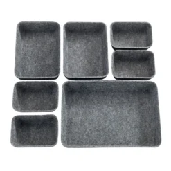 Ladebakjes set van vilt Wenko