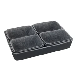 Ladebakjes set van vilt Wenko