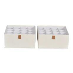 Lade mandje beige kledingkast 2x large 16-vaks Store It
