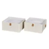 Lade mandje beige kledingkast 2x large 6-vaks Store It