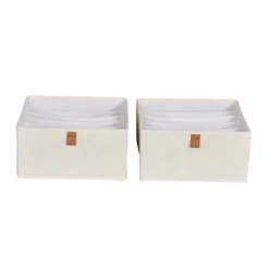 Lade mandje beige kledingkast 2x large 6-vaks Store It