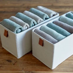 Lade mandje beige kledingkast 2x medium 6-vaks Store It