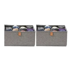 Lade mandje grijs kledingkast 2x large 16-vaks Store It