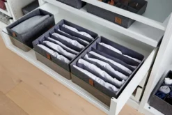 Lade mandje grijs kledingkast 2x large 6-vaks Store It