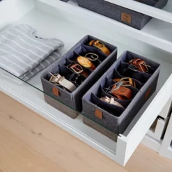 Lade mandje grijs kledingkast 2x medium 6-vaks Store It