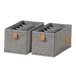Lade mandje grijs kledingkast 2x medium 6-vaks Store It
