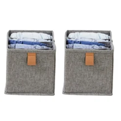 Lade mandje grijs kledingkast 2x medium 6-vaks Store It