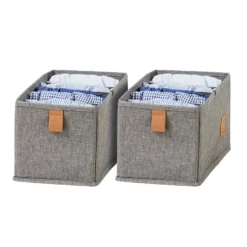 Lade mandje grijs kledingkast 2x medium 6-vaks Store It