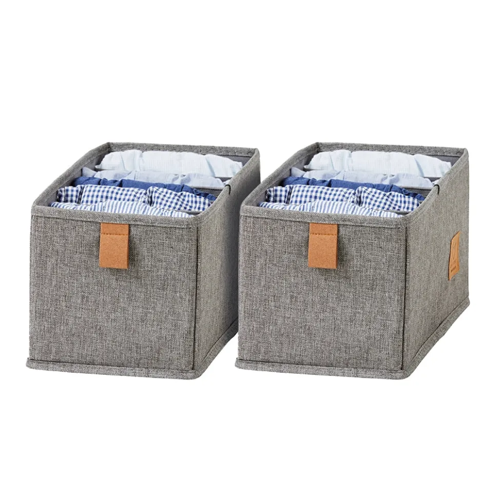 Lade mandje grijs kledingkast 2x medium 6-vaks Store It