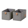 Lade mandje grijs kledingkast 2x medium Store It