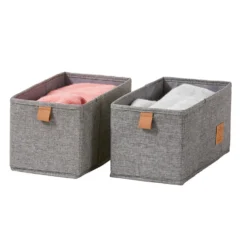 Lade mandje grijs kledingkast 2x medium Store It
