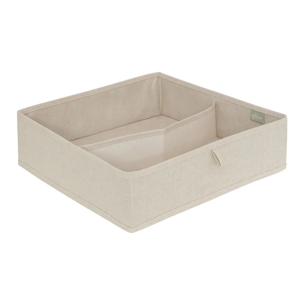 Lademandje kledingkast organizer 2-vaks Five® - Dressy+
