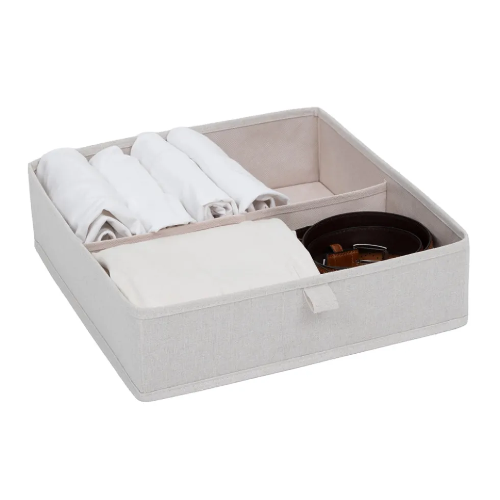 Lademandje kledingkast organizer 2-vaks Five® - Dressy+