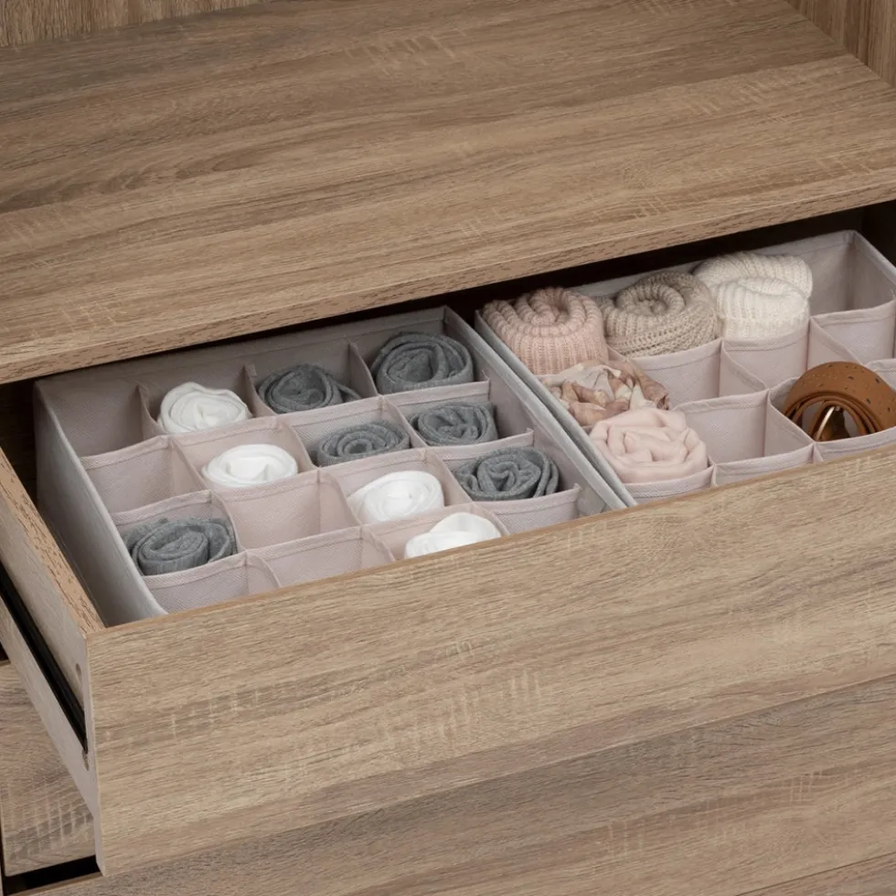 Lademandje kledingkast organizer 2-vaks Five® - Dressy+