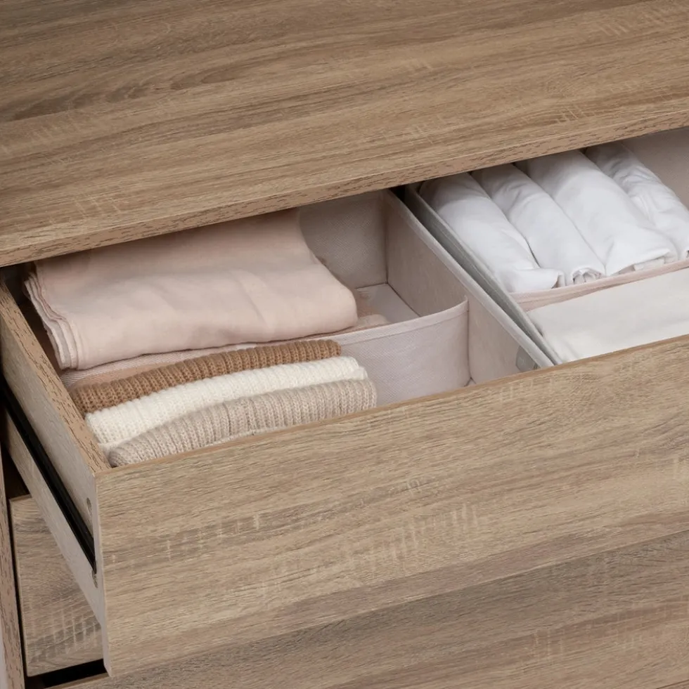 Lademandje kledingkast organizer 2-vaks Five® - Dressy+