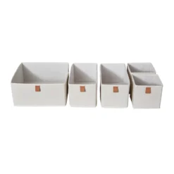 Lade mandjes beige 5-delig Store It