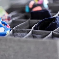 Lade sorteermandjes 24-vaks grijs Store It