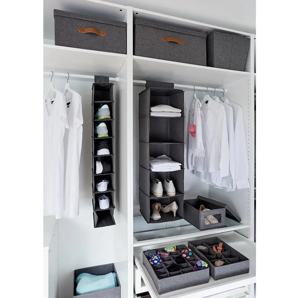 Lade sorteermandjes 24-vaks grijs Store It