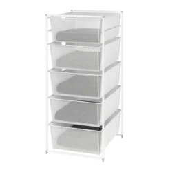Ladesysteemset gaas 104/45 wit - Classic by Elfa