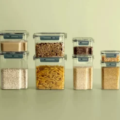 Luchtdichte voorraadbus 1.3 liter met datumaanduiding Five®