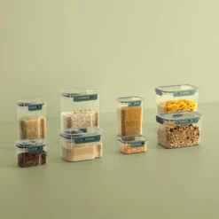 Luchtdichte voorraadbus 3.5 liter met datumaanduiding en schenkdop Five®