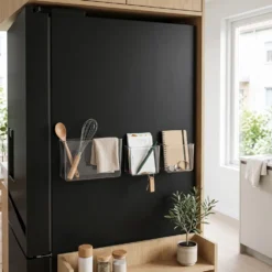 Magnetische hangbakjes transparant 3-delig Five®