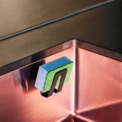 Magnetische sponshouder bio zwart - Happy Sinks