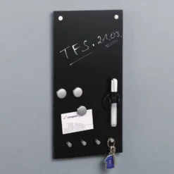Magnetisch whiteboard zwart 20 x 40 cm Zeller