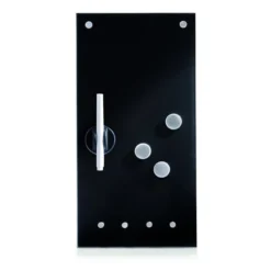 Magnetisch whiteboard zwart 20 x 40 cm Zeller