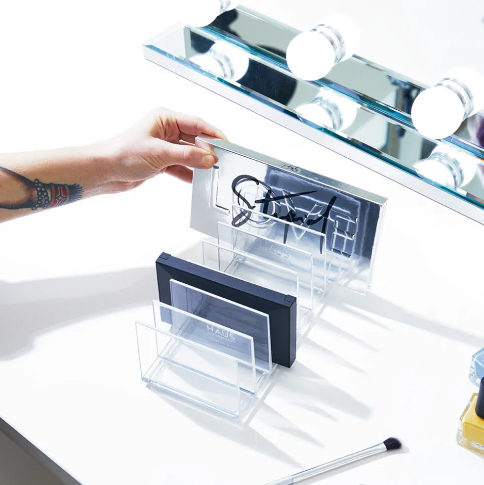 Make-up palette organizer transparant iDesign - Sarah Tanno