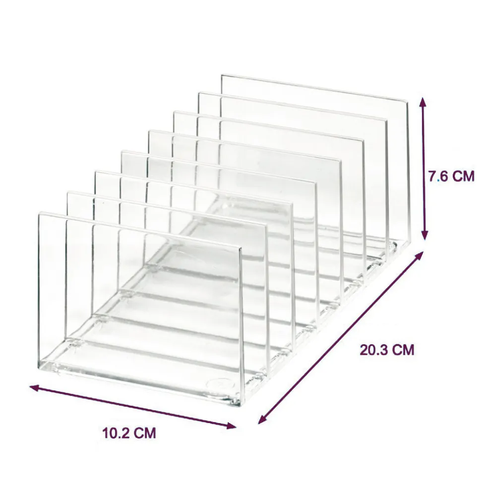 Make-up palette organizer transparant iDesign - Sarah Tanno