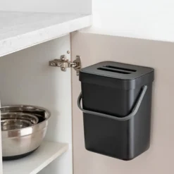 Mini afvalbakje ophangbaar Wenko - Black Outdoor Kitchen