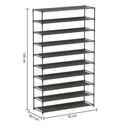 Modulair groot schoenenrek Five®