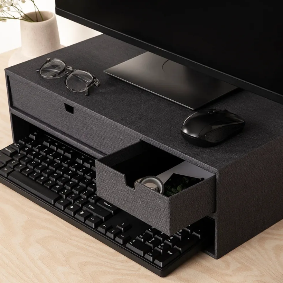 Monitorstandaard met lades Bigso Box of Sweden