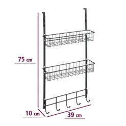 Multifunctioneel over de deur rek Wenko