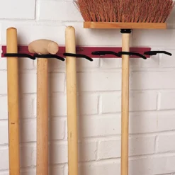Muurrek steelhouder 6 haken Mottez