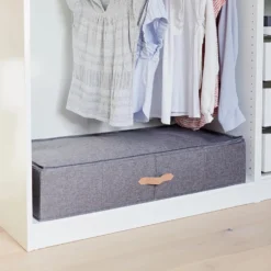 Onderbed dekbedtas grijs Store It