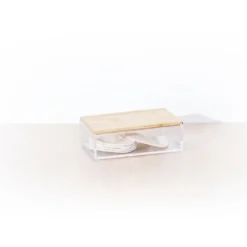 Opbergbakje bamboe deksel medium Five® - Selena