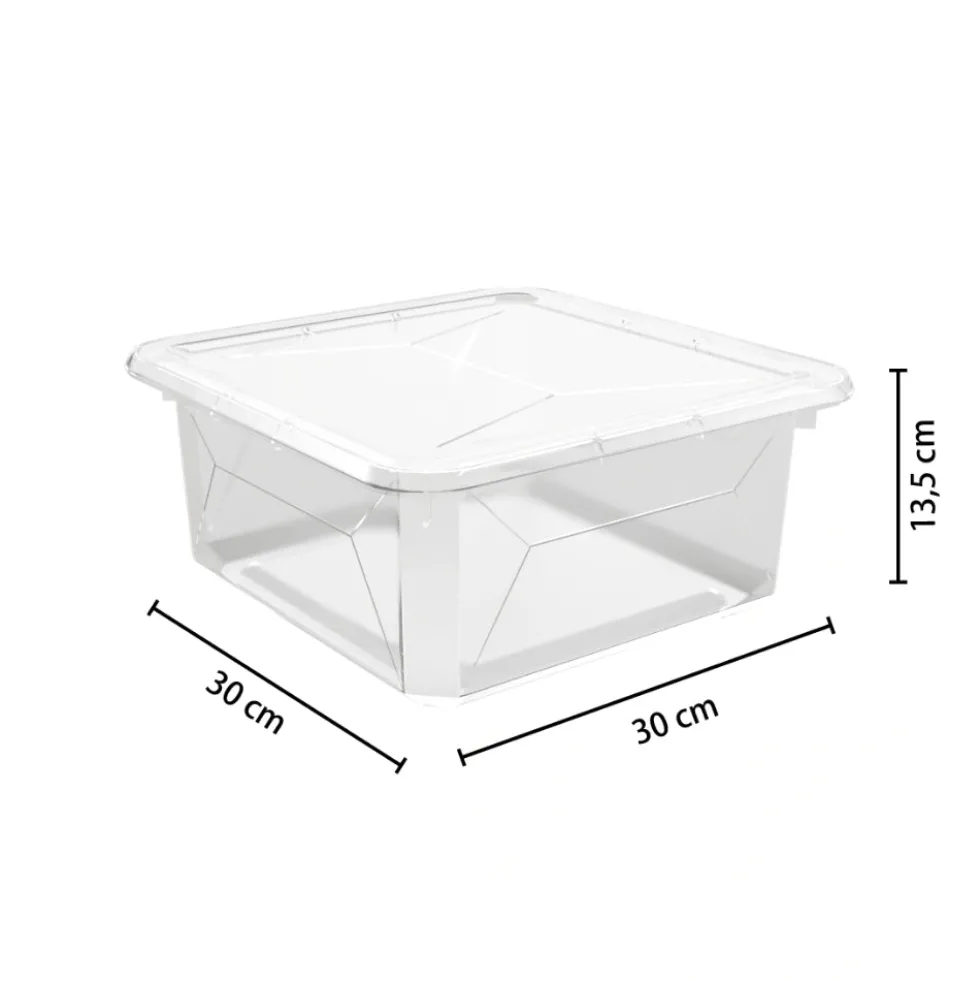 Opbergbakje met deksel 9.2 liter Five®