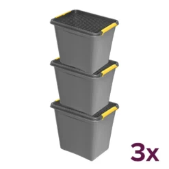 Opbergbox Heavy Duty 30 liter (voordeelbundel) Orplast - SolidStore