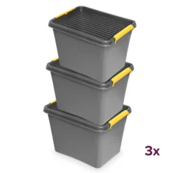 Opbergbox Heavy Duty 19 liter (voordeelbundel) Orplast - SolidStore