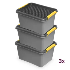 Opbergbox Heavy Duty 15.5 liter (voordeelbundel) Orplast - SolidStore