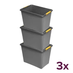 Opbergbox Heavy Duty 80 liter (voordeelbundel) Orplast - SolidStore