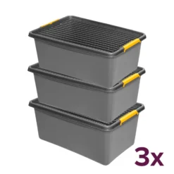 Opbergbox Heavy Duty 60 liter (voordeelbundel) Orplast - SolidStore